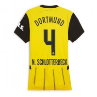 Camiseta Borussia Dortmund Nico Schlotterbeck #4 Primera Equipación Replica 2024-25 para mujer mangas cortas